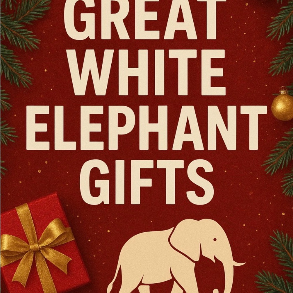 Great white elephant gifts! Make me an offer !